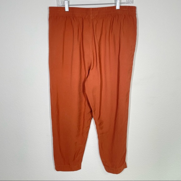 MADEWELL Drapey Track Trousers in Weathered Brick Size Large - Picture 3 of 10